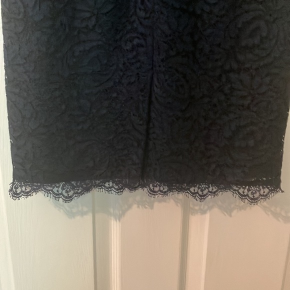 Wedding Guest Dress - Long Sleeve - Lace Silk Italian 40 - Picture 6 of 11